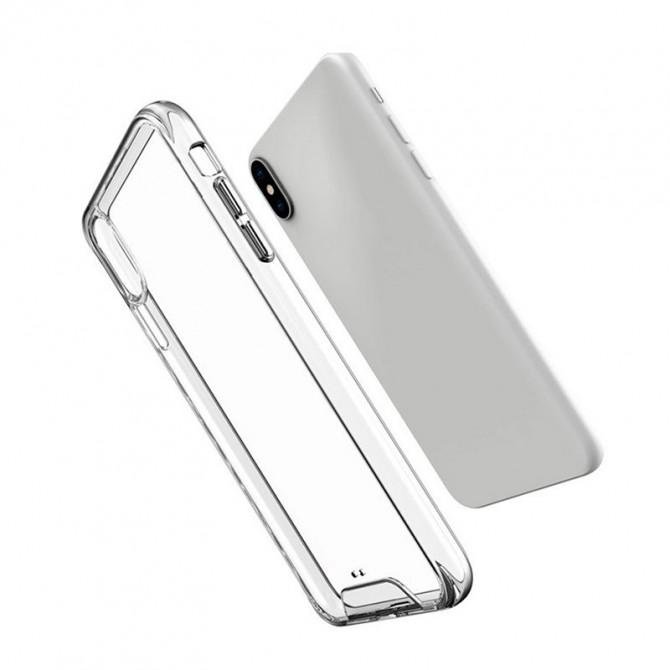 Чехол TPU Space Case transparent для Apple iPhone Xs Прозрачный-1