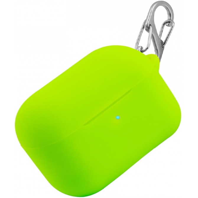 Силиконовый чехол для наушников U-Like Protective Case For Airpods 3 Slim Neon Green-2