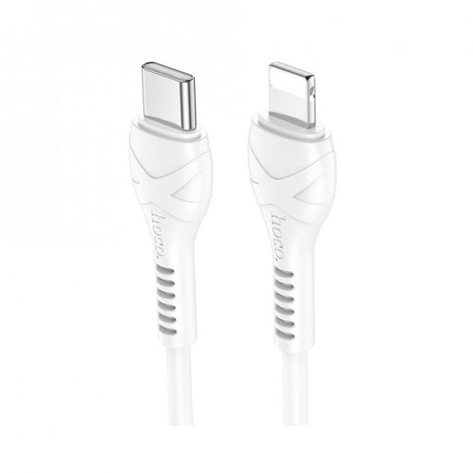 Кабель Hoco X55 Trendy PD for Lightning-to-USB-C 20w/3A White 1m