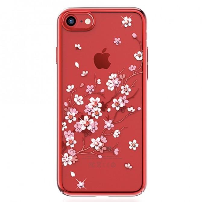 Чохол Kingxbar Flora Series для iPhone 7/8 Sakura Червоний-1