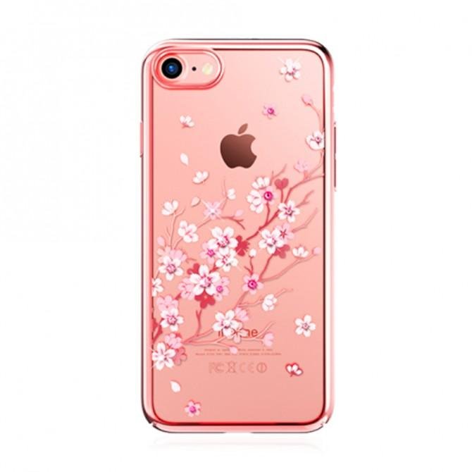 Чехол Kingxbar Flora Series для iPhone 7/8 Sakura Rose Gold-3