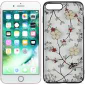 Чохол Kingxbar Flora Series для iPhone 7 Plus/8 Plus Sakura Чорний Чохол Kingxbar Flora Series для iPhone 7 Plus/8 Plus Sakura Чорний