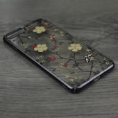 Чохол Kingxbar Flora Series для iPhone 7 Plus/8 Plus Sakura Чорний Чохол Kingxbar Flora Series для iPhone 7 Plus/8 Plus Sakura Чорний