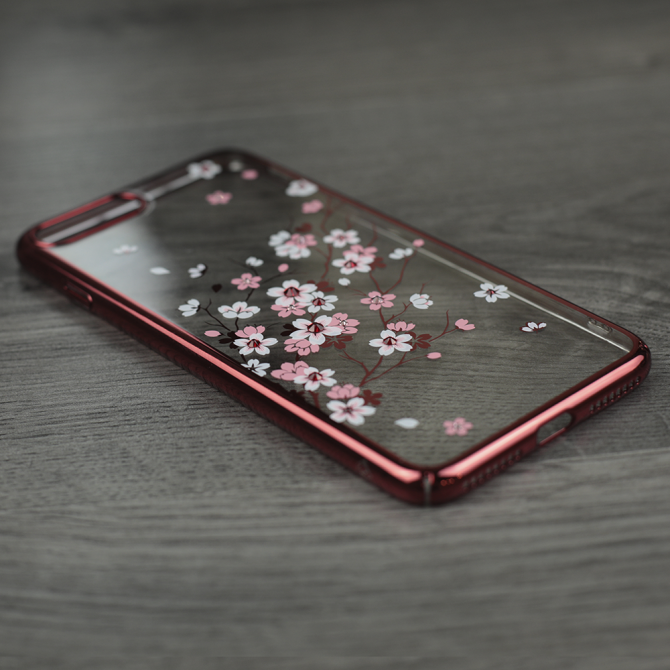 Чехол Kingxbar Flora Series для iPhone 7 Plus/8 Plus Sakura Red-2