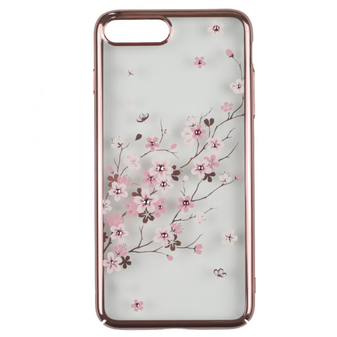 Чехол Kingxbar Flora Series для iPhone 7 Plus/8 Plus Sakura Rose Gold-1