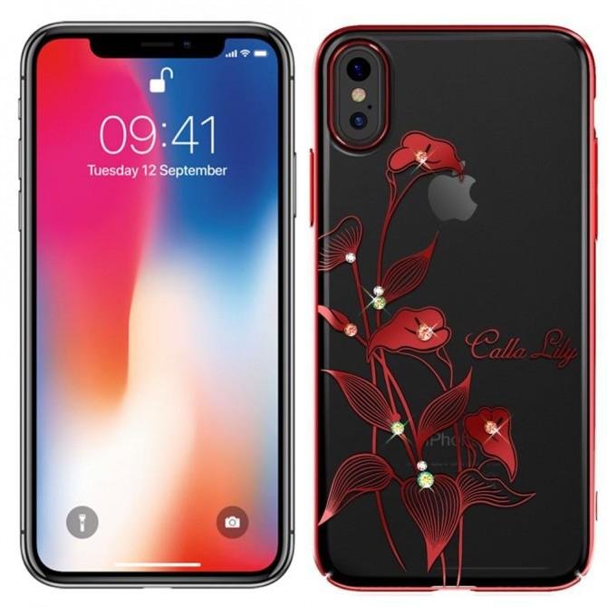 Чехол Kingxbar Elegant Series для iPhone X Calla Lily