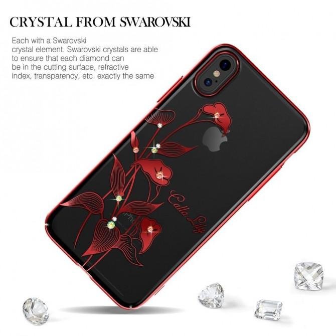 Чехол Kingxbar Elegant Series для iPhone X Calla Lily-2