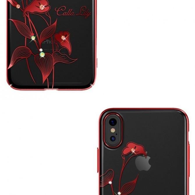 Чехол Kingxbar Elegant Series для iPhone X Calla Lily-5