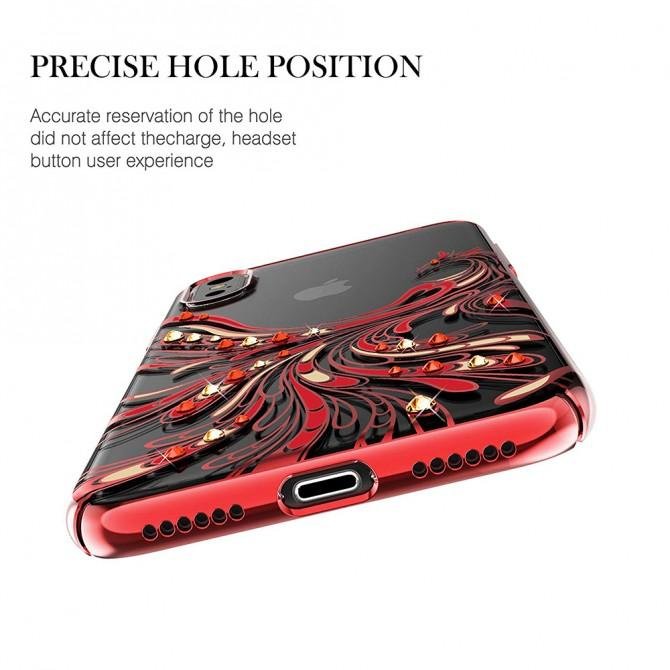 Чехол Kingxbar Flying Series для iPhone X Red-4