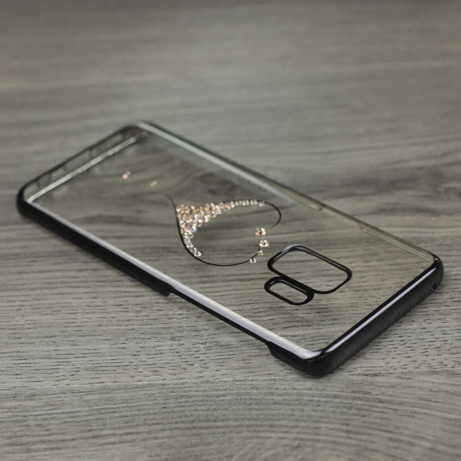 Чохол Kingxbar Diamond Series для Samsung G960 Galaxy S9 Heart Чорний-3