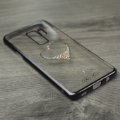 Чохол Kingxbar Diamond Series для Samsung G965 Galaxy S9 Plus Heart Чорний Чохол Kingxbar Diamond Series для Samsung G965 Galaxy S9 Plus Heart Чорний
