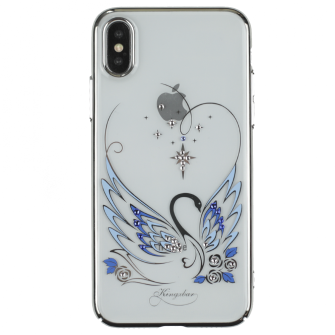 Чехол Kingxbar Swan Series для iPhone X Silver-1