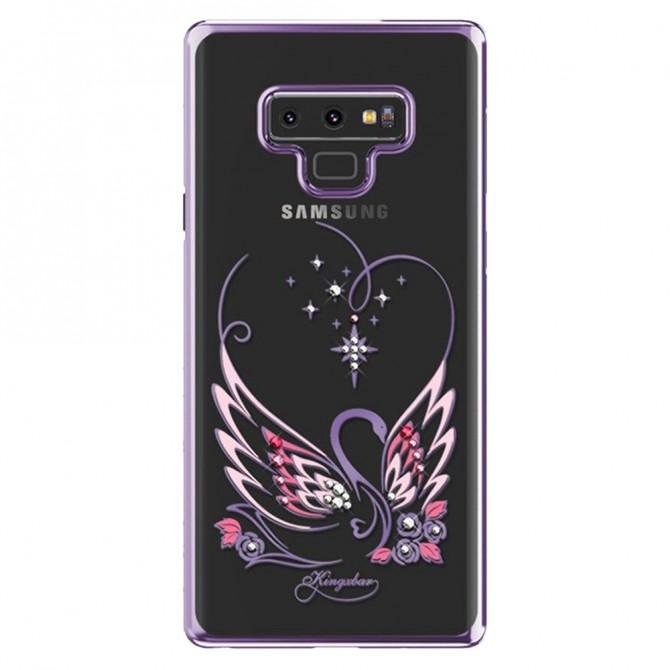 Чохол Kingxbar Swan Series для Samsung Galaxy Note 9 Фіолетовий-1