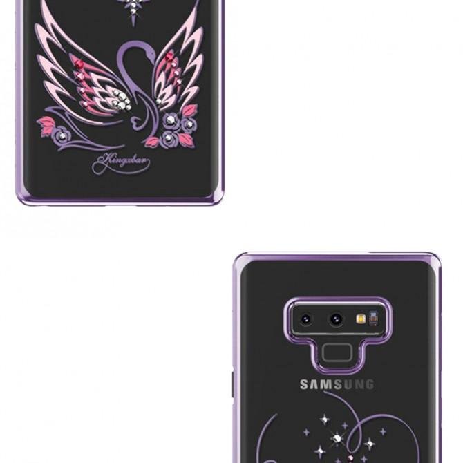 Чохол Kingxbar Swan Series для Samsung Galaxy Note 9 Фіолетовий-3