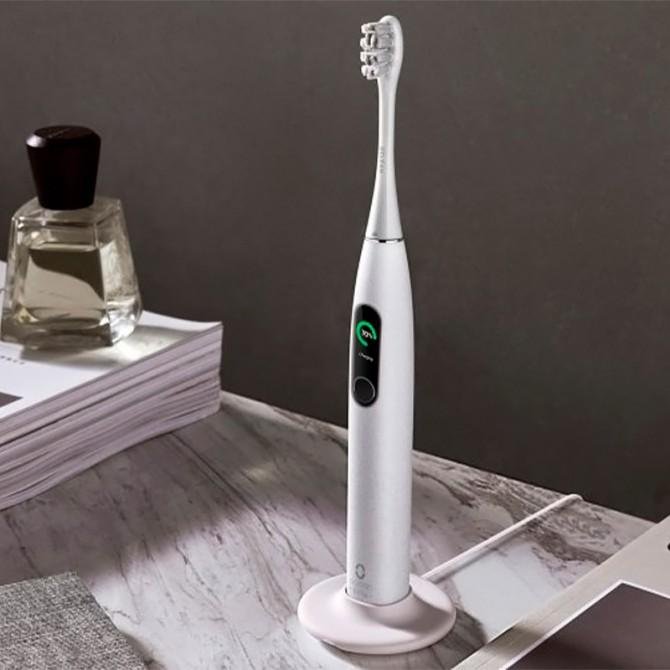 Xiaomi (OR) Oclean X Pro Limestone Grey (OLED) (Електрична зубна щітка)-3