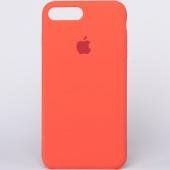 Оригинальный силиконовый чехол для iPhone 7/8 Plus Грейпфрутовый