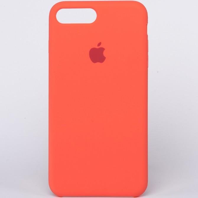 Оригинальный силиконовый чехол для iPhone 7/8 Plus Грейпфрутовый