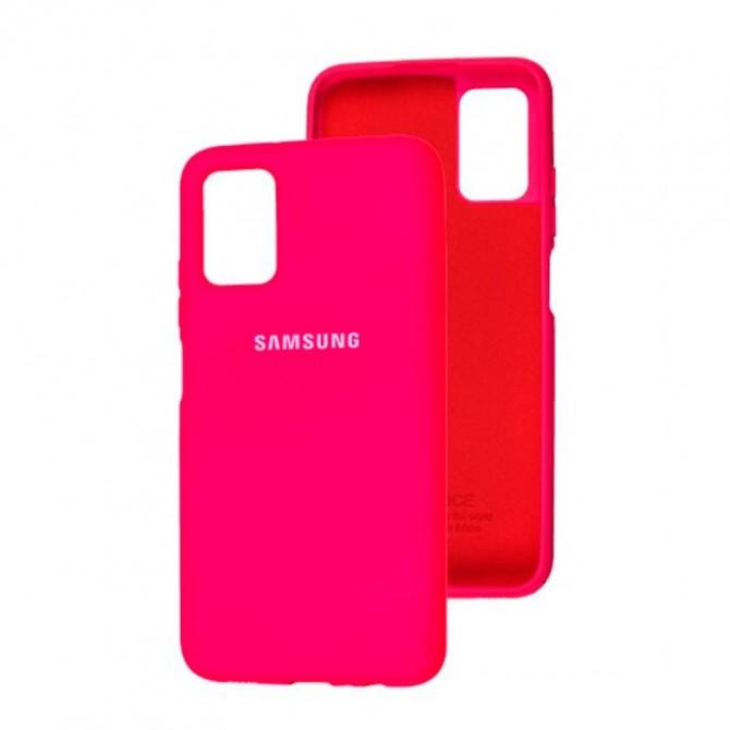 Чохол Original Soft Case Samsung A037 Galaxy A03s Яскраво Рожевий FULL