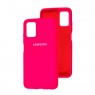 Чехол Original Soft Case Samsung A037 Galaxy A03s Ярко Розовый FULL