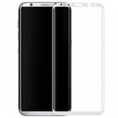 Защитная пленка стекло Full Screen для Samsung G955 Galaxy S8 Plus 3D Silver