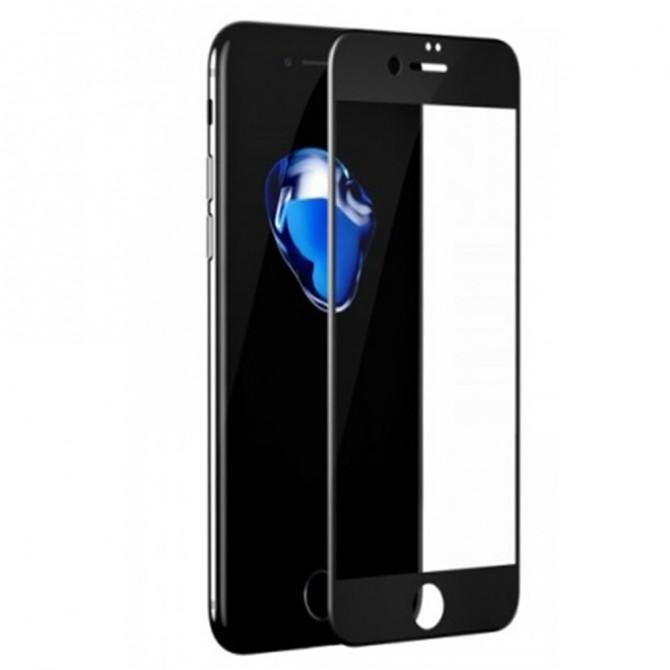 Защитная пленка Стекло для iPhone 6 Plus 3D Чёрный-2