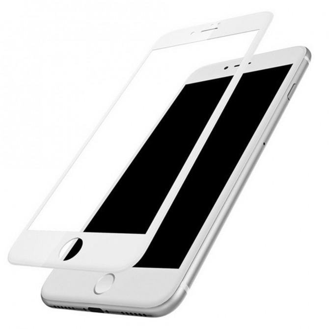 Защитное стекло Usams для APPLE iPhone 6 (0.15 мм, 3D Fiber белое)-1