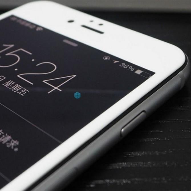 Защитное стекло Wolverine для APPLE iPhone 7 (0.15 мм, 3D Fiber белое)-3