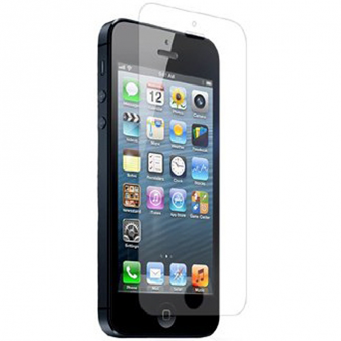 Защитное стекло для APPLE iPhone 5/5S золотистое (0.3 мм, 2.5D) комплект 2 шт.-1