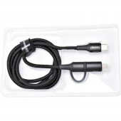 Кабель Baseus Twins 2in1 Type-C to Type-C(60W)/Lightning(18W) (CATLYW-H01) Black 1m Кабель Baseus Twins 2in1 Type-C to Type-C(60W)/Lightning(18W) (CATLYW-H01) Black 1m