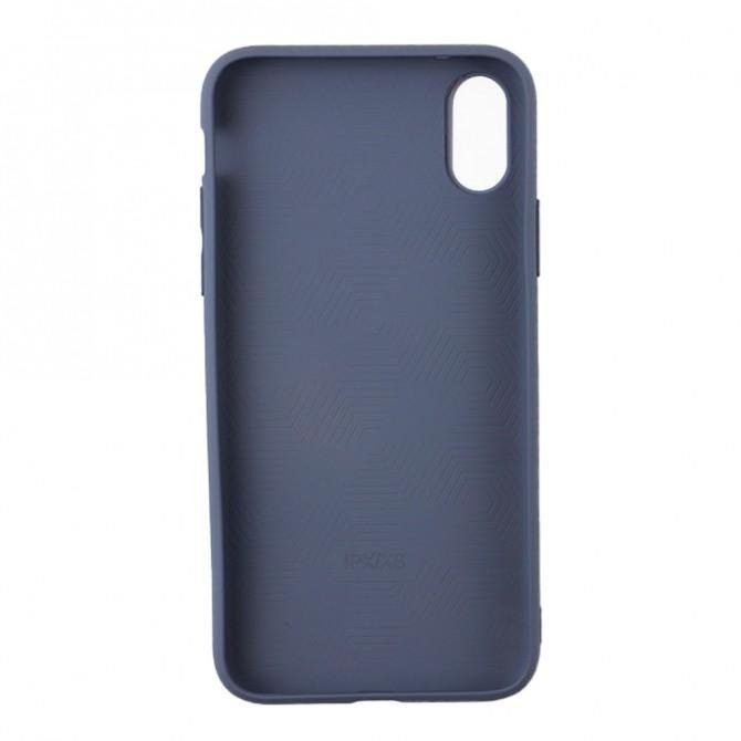 Чехол U-Like Glossy Logo series для iPhone Xs Lavander Grey-2