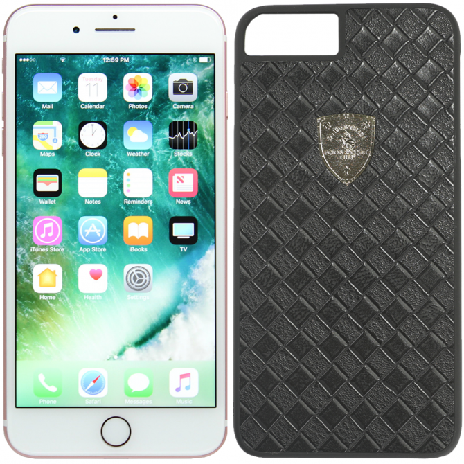 Чохол Polo Apple Fyrste case для iPhone 7 Plus Чорний