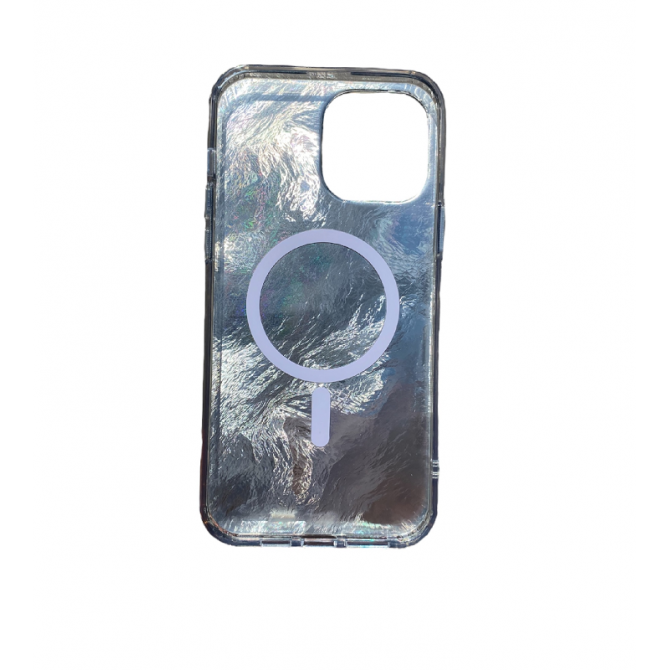 Чохол TPU Shiny Mountain (MagFit) для Apple iPhone 16 (6.1") Green-2