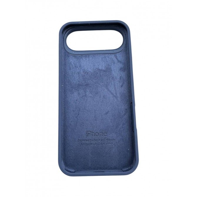 Силиконовый чехол для iPhone 17 Air Dark Blue FULL-1