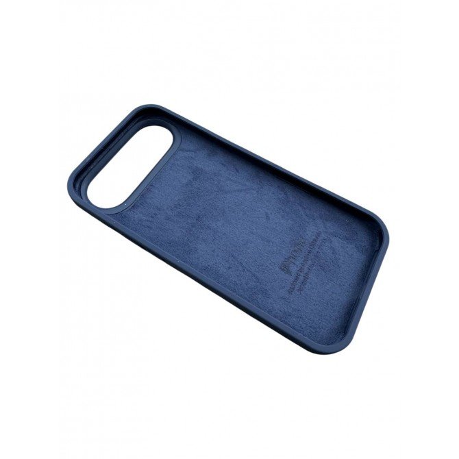 Силиконовый чехол для iPhone 17 Air Dark Blue FULL-3