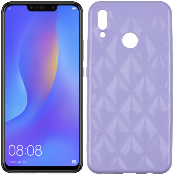 Чехол Baseus Rhombus Case для Huawei P Smart Plus/Nova 3i Violet