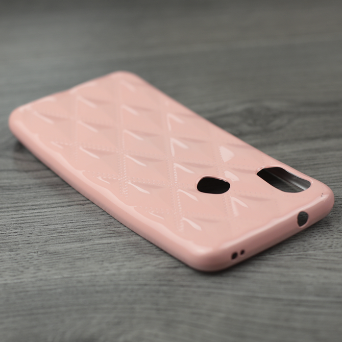 Чохол Baseus Rhombus Case для Xiaomi Redmi 6 Pro/Mi A2 Lite Світло Рожевий-3