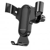 Холдер Borofone BH74 Rock Air outlet Gravity Black