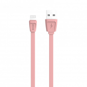 Кабель VIDVIE Lightning – USB 1м, 2.1A (Charge&Date) CB408IN Рожевий