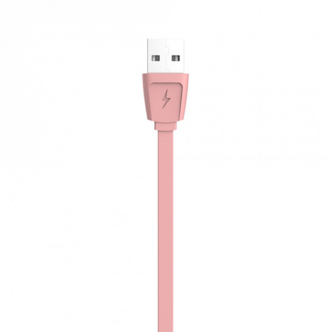 Кабель VIDVIE Lightning – USB 1м, 2.1A (Charge&Date) CB408IN Pink-3