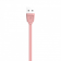 Кабель VIDVIE Micro – USB 1м, 2.1A (Charge&Date) CB408VN Рожевий