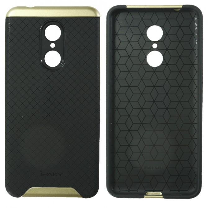Накладка iPaky Carbon TPU + Bumper для Xiaomi Redmi 5 Gold