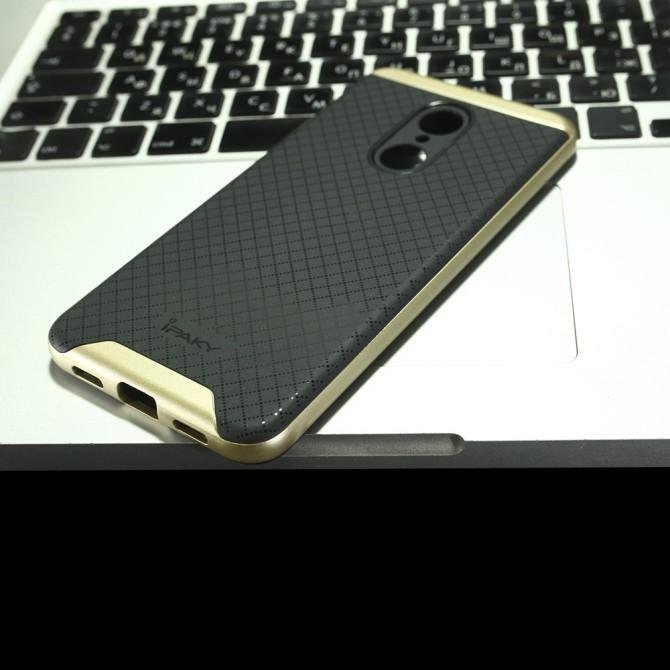 Накладка iPaky Carbon TPU + Bumper для Xiaomi Redmi 5 Gold-4