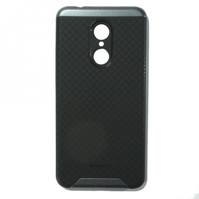 Накладка iPaky Carbon TPU + Bumper для Xiaomi Redmi 5 Grey-1