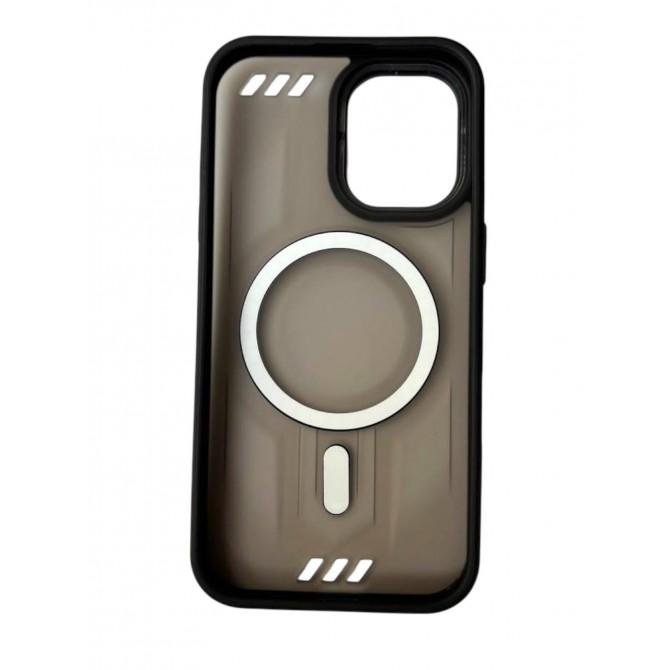 Чехол MATT CASE with MagSafe iPhone 15 Pro Black-1
