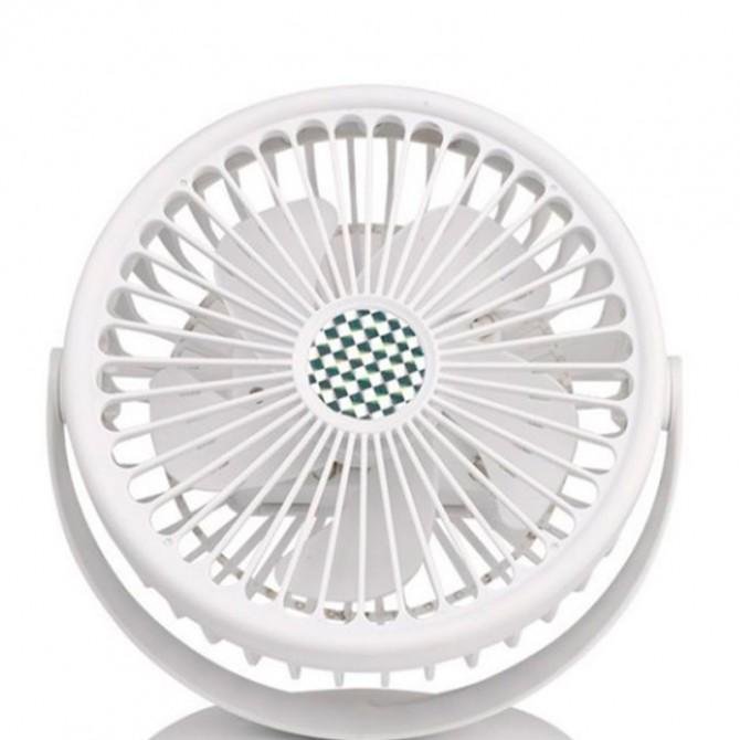 Вентилятор портативный XQ150107 800mAh настольный Белый-1