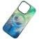 Чехол TPU Shiny Mountain (MagFit) для Apple iPhone 14 / 13 (6.1") Green/ Blue