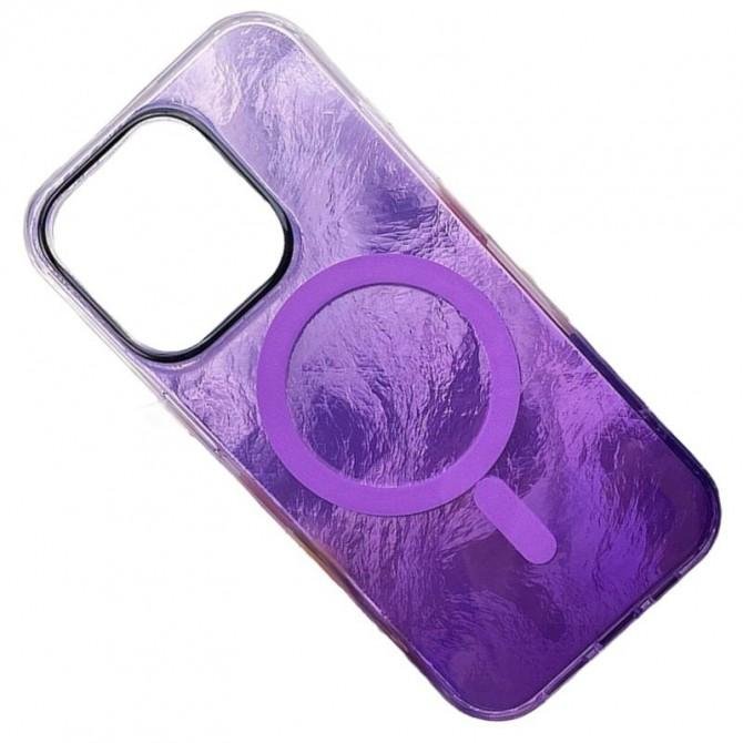 Чохол TPU Shiny Mountain (MagFit) для Apple iPhone 14 / 13 (6.1") Purple-1