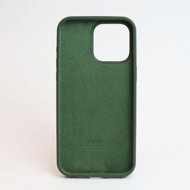 Оригинальный силиконовый чехол для iPhone 15 Cyprus Green FULL-1