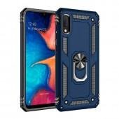 Чехол HONOR Hard Defence Series Samsung A022 Galaxy A02 Blue (with magnet))