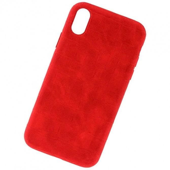 Чохол Leather Croc Case для Apple Iphone Xr Red-2